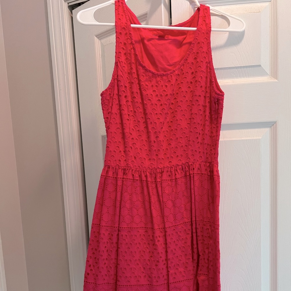 Pink lace dress